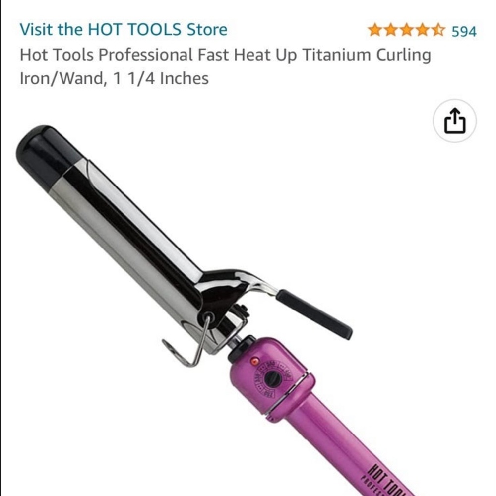 hot tools curling iron